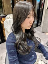 ドラン 天王寺店(DRAN) 【天王寺髪質改善カラー】アッシュグレーカラー×韓国風レイヤー