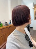 レッドブラウンボブ