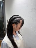 体育祭前コーンロウ10代20代学割メンズブレイズレイヤーカット