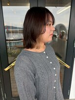 フィルム(FiLMs) 透明感ブラウン/ミディアムレイヤー/インナーカラーベージュ