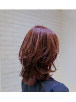 クルミ(culumi)&nbsp;透明感×ピンクハイライトカラー　大人可愛く