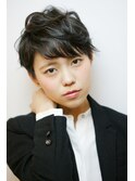 はんさむブルーアッシュのショート