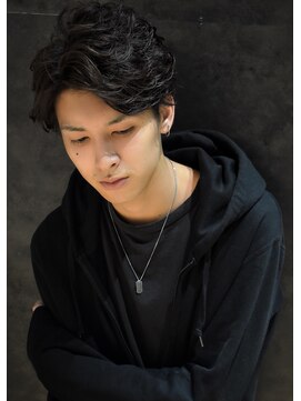 リップスヘアー 銀座(LIPPS hair) 【グランジリバース】刈り上げツーブロックパーマヘア