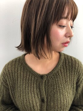 アンアミ オモテサンドウ(Un ami omotesando) 【Unami】　2018秋　柔らか小顔ミディアム　島田