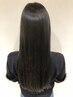 【サラ艶美髪】縮毛矯正+デザインカット+極ケアトリートメント￥15000