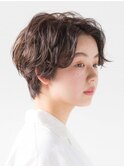 ハンサムショート☆ゆるくしゃパーマ
