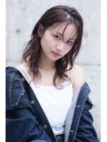 SIENA　ダークブラウン×シースルーバング　渋谷