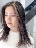 【NORA UMEDA 高木】外国人風フェイスフレーミングハイライト