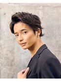 アップバングショート