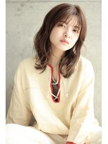 ファム(FAM)&nbsp;パーマ　ミディアム　シースルーバング　代官山　中目黒　恵比寿