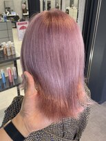 ラックスビー マハロ 江坂駅前店(LUXBE MAHALO)&nbsp;ペールピンク/Wカラー/ケアブリーチ