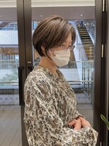 ステアケース 武蔵小杉店(stair:case)&nbsp;脱白髪染めハイライトベージュ大人可愛い