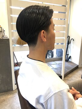 グッドプレイスアンドシング(Good Place&thing) メンズ刈り上げ短髪クラシックヘアテーパーフェードビジネスヘア