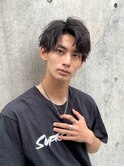 ソフトツイストパーマ刈り上げマッシュショートレイヤー