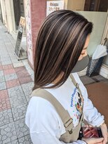 ボアップ(boappu)&nbsp;#ハイライト#バレイヤージュ#外国人風カラー#ミルクティー