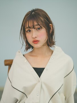 ベンジー 学芸大学店(benji) 外はねエモージュ大人愛され可愛いボブ　3