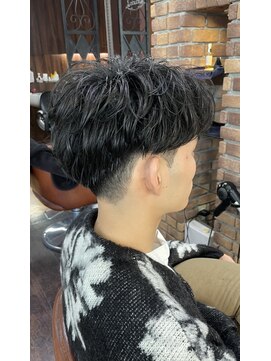 ヘアー デザイン ドルチェ(Hair design DOLCE) 無造作パーマセンターパート