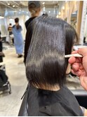髪質改善サラサラプレミアムストレート大人ガーリー韓国ボブ横浜