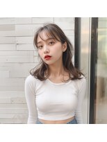 モアナ バイ ヘッドライト 駒沢大学店(Moana by HEADLIGHT)&nbsp;Moana【駒沢】#ミディアムレイヤー#まろベージュ#小顔ヘア