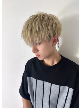 メンズサロン キング 梅田店(Men’s salon K!ng) 波巻きツイストスパイラルパーマ/フェザーパーマ/眉毛/メンズ