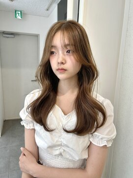 ユーフォリア 渋谷グランデ(Euphoria SHIBUYA GRANDE) くびれ巻き　レイヤーカット　ベージュカラー