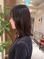 ビュートリアム265(BEAUTRIUM 265)&nbsp;◯外ハネボブ 美髪 ブリーチなしラベンダーアッシュバイオレット