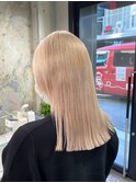 ミルクティーベージュ/葛西/ブリーチ/ハイライト/髪質改善