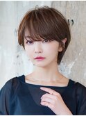 ショートヘア/分け目なし/イメチェン/30代40代50代60代/表参道
