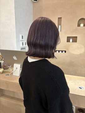 ユッカ 梅田(YUCCA) 【YUCCA】大人可愛い/ミディアム/lavender greige