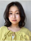 ミディアム×アンニュイパーマ