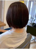 【7.ショートカット×白髪染め】縮毛矯正・メンズカットも人気◎