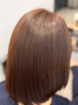 ルスリー 横浜店(Lsurii) 横浜駅/髪質改善縮毛矯正/黒髪/小顔