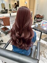 ソヨン 名駅2号店(SOYON)&nbsp;小顔/ピンクブラウン/ロングレイヤー/黒髪/ココアベージュ/410