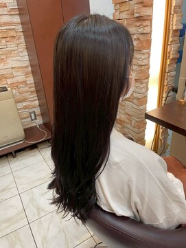 髪質改善/顔周りレイヤーカット/グレージュ[千葉/千葉駅]