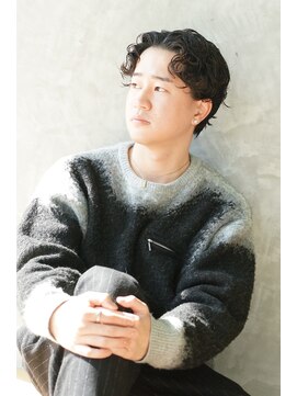 にもう MEN’S HAIR/波巻ツイストスパイラル/フェザーパーマ/神戸三宮