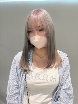 ジェム(GEM) 【暖音】シルバーベージュで可愛い艶さらハイトーン