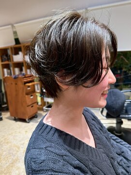 ナチュラル ヘアーデザイニング(Natural hair designing) ハンサムショート/マッシュショート/ニュアンスパーマ/ワンレン