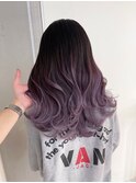 ラベンダーグラデーションカラー