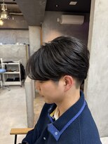 メンズサロン クロムス 梅田茶屋町店(Men's salon clomus) センターパート フェザー 梅田 茶屋町
