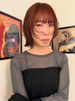 トナリ(tonari)&nbsp;顔まわりレイヤー/暖色/オレンジレッド