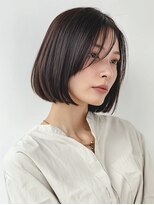 ロディーナ 大口 新子安(rodina)&nbsp;ミルクティーブロンド/ダークブルー/デジタルパーマ/大口新子安
