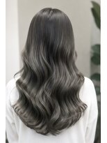 ルノヘアー(Lunohair)&nbsp;韓国風レイヤー×オリーブカラー×秋カラー×ブリーチなしカラー