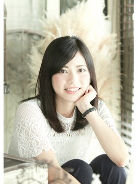 アジュール ヘアデザイン(Aｊu r hair design) 清楚感たっぷりナチュラルストレート☆