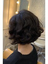 オペラ ヘア デザイン(OPERA Hair design)&nbsp;前下がりボブのデジタルパーマ