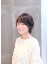 カエルムアヴェダ(CAELUM AVEDA)&nbsp;無造作カールでつくるショートボブスタイル