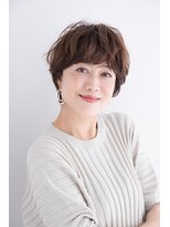 ラフ フロム ガーデン(Laf from GARDEN)&nbsp;加藤貴大30代40代人気大人可愛いフンワリパーマショートスタイル