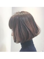 スエシカ(hair&foliage suecica)&nbsp;バレイヤージュボブ　大人ピンク