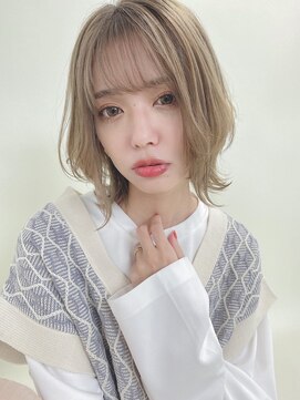 ルービック バランス 天王寺(Rubik's×Balance) ハイトーンウルフヘア #大人かわいい#マッシュショート＃ボブ