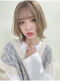ハイトーンウルフヘア #大人かわいい#マッシュショート#ボブ