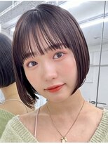 ティア(Tia.)&nbsp;(ボブ/髪質改善トリートメント/縮毛矯正/グレージュ/ミニボブ)